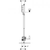 Vorschau: Geberit Duofix Element für Dusche, 130cm, mit Wandablauf, UP-Wandarmatur, 65–90mm