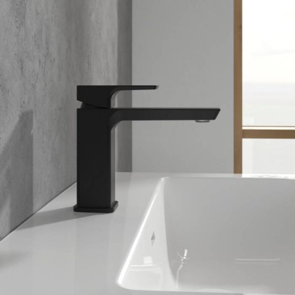 Villeroy&Boch Subway 3.0 Einhebel-Waschtischarmatur, Ausladung 134mm schwarz matt