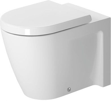 Duravit Starck 2 Stand-WC Tiefspüler mit Spülrand, ohne Beschichtung weiß 2128090000