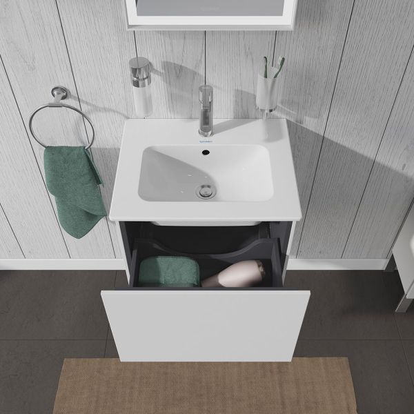 Duravit L-Cube Waschtischunterschrank 52x42cm mit 1 Schublade für ME by Starck 233653