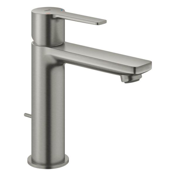 Grohe Lineare Badarmatur S-Size, mit Ablaufgarnitur, supersteel 32114DC1