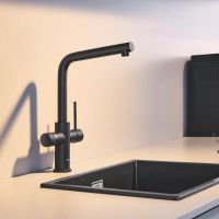 Grohe Blue 2.0 5-in-1-Armatur, L-Auslauf, phantom black 104421KF01