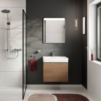 Vorschau: hansgrohe Xilesa E Waschtischunterschrank 63cm, 1 Schubkasten mit Grifffuge