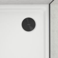 Vorschau: hansgrohe RainDrain Staro Fertigset Ablaufgarnitur für Duschwanne, brushed black chrome 