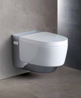 Vorschau: Geberit AquaClean Mera Comfort Wand-Dusch-WC, weiß/chrom