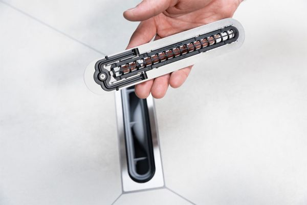 Kaldewei FlowPoint Zero Duschrinne für einfache Reinigung 