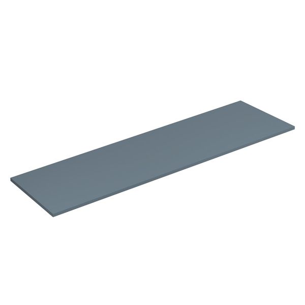 Kludi ICOS Deckplatte 180x50cm für Waschtischunterschrank, teal blue matt 50T180O3