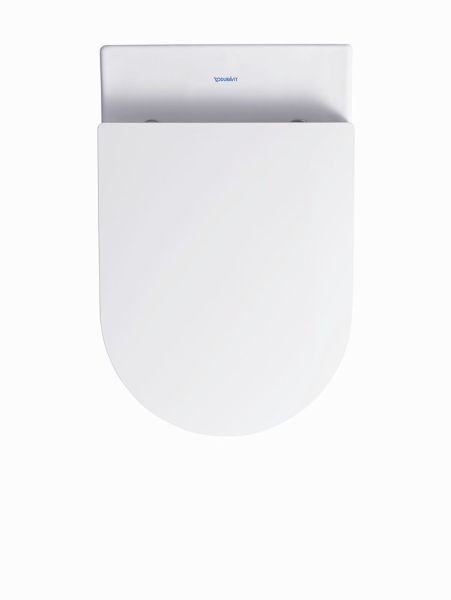 Duravit ME by Starck Wand-Tiefspül-WC, HygieneFlush, rimless, mit HygieneGlaze, weiß