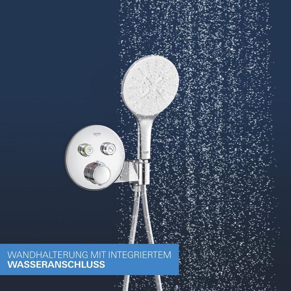 Grohe Precision SmartControl Duschsystem, rund, Vitalio Rain Mono 310 Kopfbrause, chrom