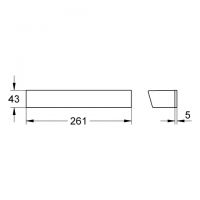 Vorschau: Grohe Grohtherm 2000 GROHE EasyReach Duschablage, chrom