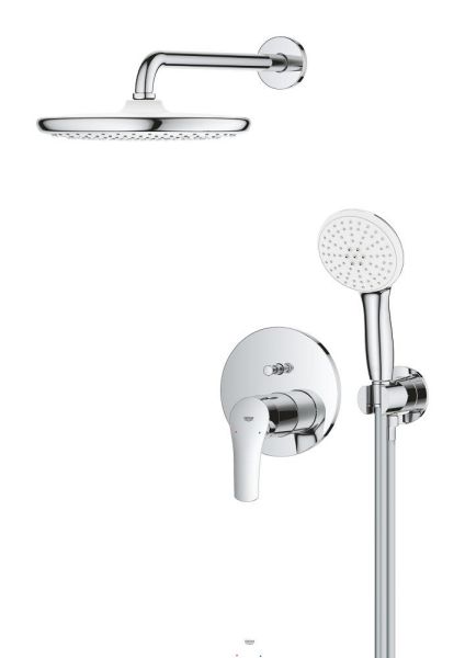 Grohe Eurosmart Duschsystem Unterputz mit Tempesta 250, chrom