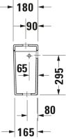 Vorschau: Duravit Starck 3 Spülkasten 3/6L mit Dual Flush, Anschluss rechts oder links, weiß