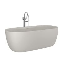Vorschau: Kludi Resa S freistehende Badewanne 170x80cm, soft-edge, light dove matt 