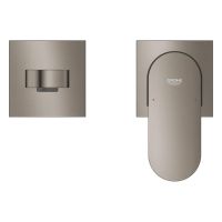 Vorschau: Grohe Plus 2-Loch-Waschtischbatterie Ausladung 147mm, hard graphite gebürstet