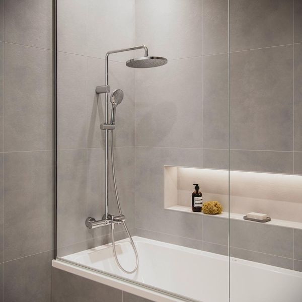 Duravit Shower Systems Duschsystem mit Wanneneinlauf, chrom TH5280008010 