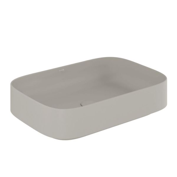 Kludi RESA S Aufsatzwaschtisch 60x40cm rechteckig, light dove matt 58CW40O2