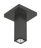 hansgrohe Deckenanschluss E 10cm brushed black chrome 24338340