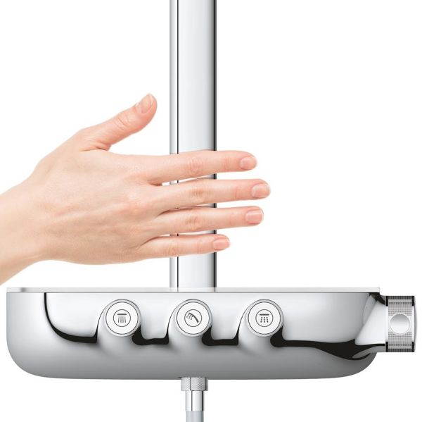 Grohe Rainshower System SmartControl 360 DUO Aufputz-Duschsystem mit Thermostat, chrom
