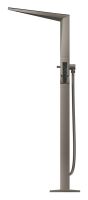 Vorschau: Grohe Allure Brilliant Wannenarmatur freistehend mit Vanilla Noir Ceasarstone Einlagen