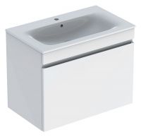 Vorschau: Geberit Renova Plan Set Möbelwaschtisch mit 1 Schublade, mit Waschtischunterschrank, 80cm weiß