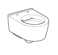 Vorschau: Geberit iCon Wand-WC Tiefspüler, geschlossene Form, verkürzte Ausladung, Rimfree, weiß 204070000_1