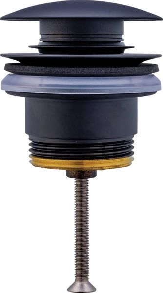 Duravit Push-open Ventil, schwarz matt 0050524600