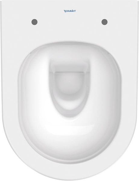 Duravit D-Neo Wand-WC compact 48x37cm, HygieneGlaze, rimless, weiß