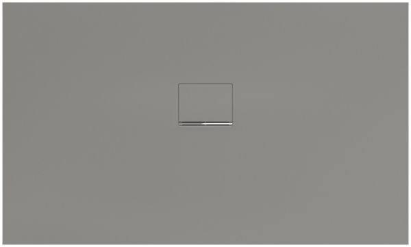 Villeroy&Boch Squaro Infinity Quaryl®-Duschwanne, flächenbündiger Einbau, 150x90cm, anthracite, UDQ1590SQI2IV-1S