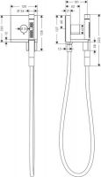 Vorschau: Axor ShowerSolutions Handbrausemodul 120/120 Square, Unterputz, eckig