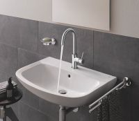 Vorschau: Grohe Start Classic Einhand-Waschtischbatterie L-Size mit Ablaufgarnitur, chrom