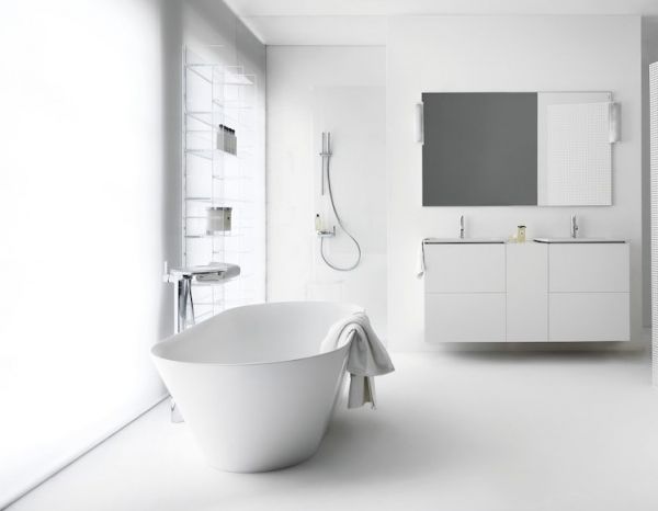 Laufen Kartell freistehende Badewanne 171,5x81,5cm, weiß matt 22633.2