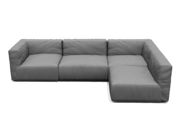 Blomus GROW Sofa Eck-Set A 2,65x1,70m, coal 97312