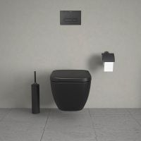 Vorschau: Duravit Happy D.2 WC-Sitz mit Absenkautomatik, abnehmbar, anthrazit matt