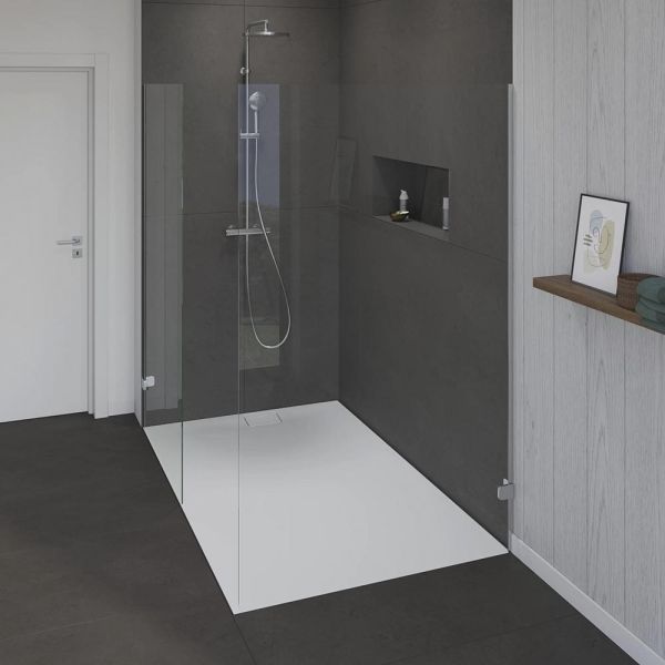Duravit Stonetto Duschwanne rechteckig 100x140cm, Mineralguss, weiß matt 720170380000000 