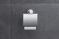 Vorschau: Duravit Starck T Papierrollenhalter mit Deckel wandhängend, chrom 0099401000