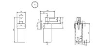 Vorschau: Villeroy&Boch Elements-Tender Seifenspender für Wandmontage, chrom TVA15100700061