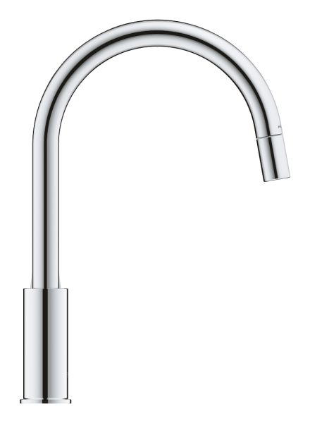 Grohe Start Curve Einhand-Spültischbatterie mit herausziehbarer Laminarbrause, chrom 3056200014