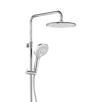 Vorschau: Kludi Freshline Dual Shower System mit Kopfbrause Ø25cm & Handbrause Ø14cm, chrom