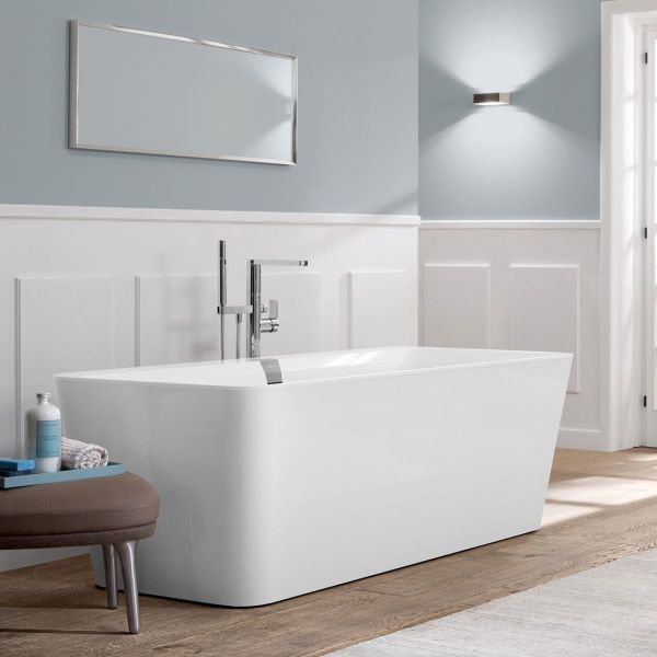 Villeroy&Boch SQUARO EDGE 12 freistehende Badewanne 180x80cm inkl.Schürze in Wannenfarbe