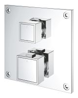 Vorschau: Grohe Allure Gravity Thermostat-Brausebatterie, 2-Wege-Umstellung, ohne Platte