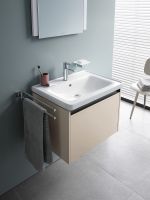 Vorschau: Duravit D-Neo Waschtisch rechteckig 60x48cm, mit Hahnloch und Überlauf, weiß 2367600000