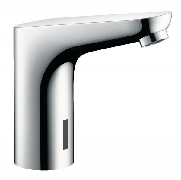 Hansgrohe Focus Elektronik-Waschtischmischer mit Temperaturvoreinstellung, Netzanschluss 230V, chrom