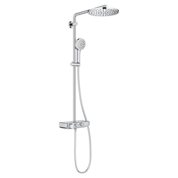 Grohe Vitalio Joy+ SmartControl System 280 Mono Duschsystem mit Thermostat, Aufputz, chrom
