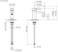 Vorschau: Dornbracht META Waschtisch-Einhandbatterie ohne Ablaufgarnitur Maße
