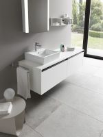 Vorschau: Duravit Vero Air Waschtisch 50x47cm, mit 1 Hahnloch, mit Überlauf, geschliffen, weiß 2350500027
