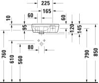 Vorschau: Duravit D-Neo Handwaschbecken rechteckig 40x22cm, mit Hahnloch rechts, weiß 0739400041