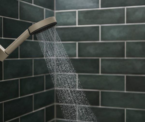 Hansgrohe Pulsify Planet Edition Handbrause 105 EcoSmart+, 3jet Relaxation, Select, sand (recycled)