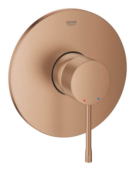 Grohe Essence Einhand-Brausebatterie Fertigmontageset, Unterputz, warm sunset gebürstet 24168DL1