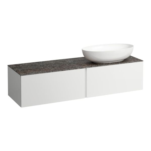 Laufen IL BAGNO ALESSI ONE Schubladenelement 1600, Ausschnitt rechts, weiß, H4323530972601