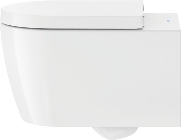 Duravit ME by Starck Wand-Tiefspül-WC, HygieneFlush, rimless, mit HygieneGlaze, weiß